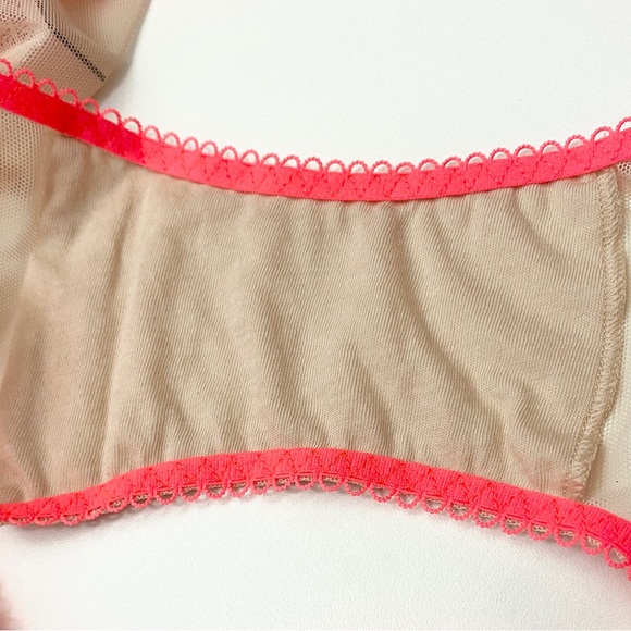 Rose Embroidered Mesh Lingerie Set – 2 Piece Transparent Babydoll main image 1